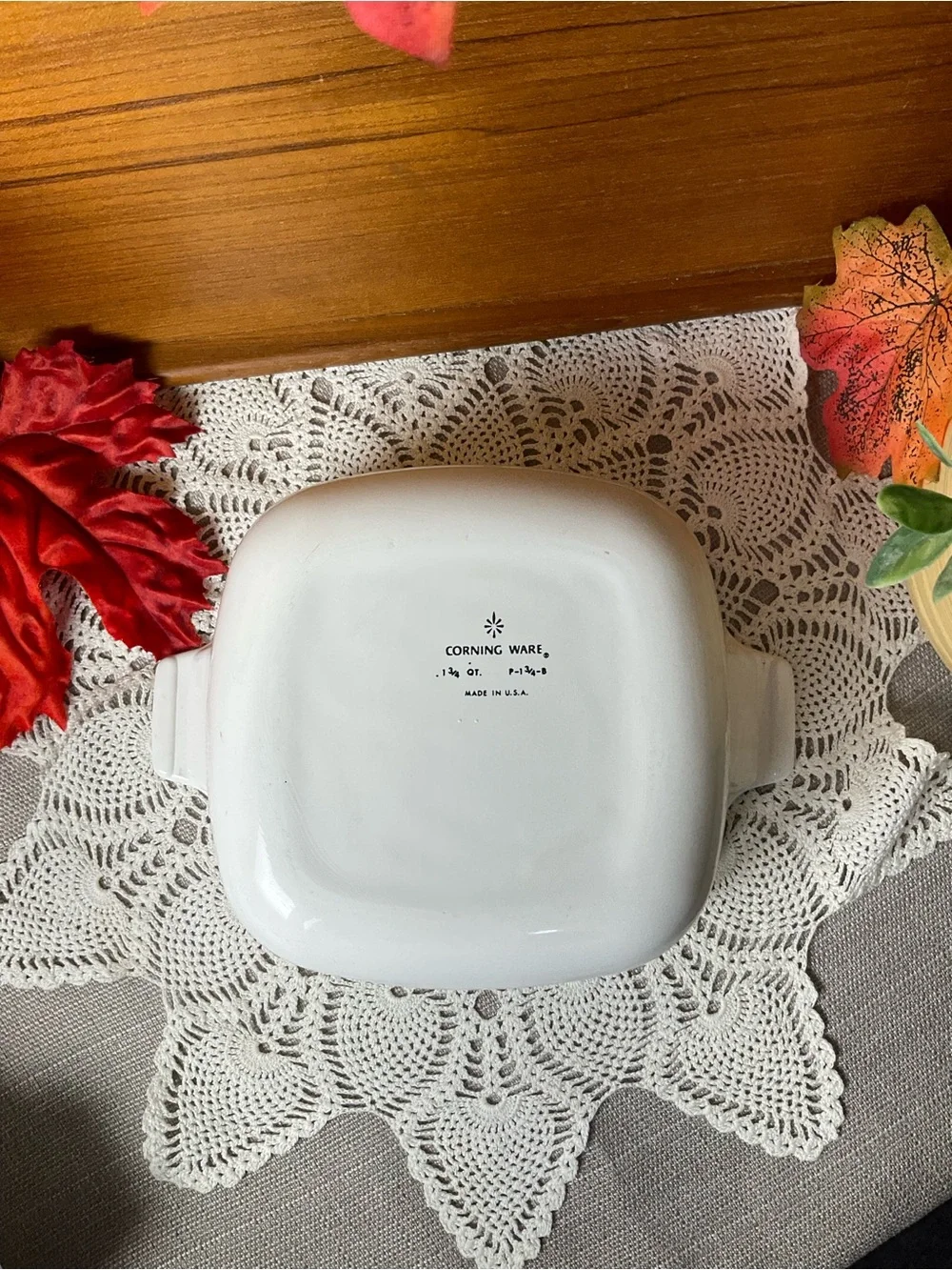 Vintage CorningWare Blue Cornflower Casserole Dishes Set of 2 - No Lids